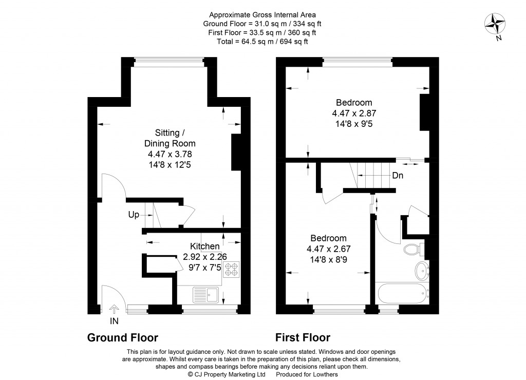 Floorplans For Coppies Grove, London