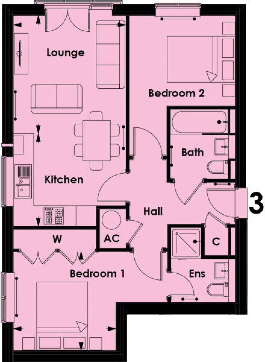 Floorplans For London Road, St. Albans