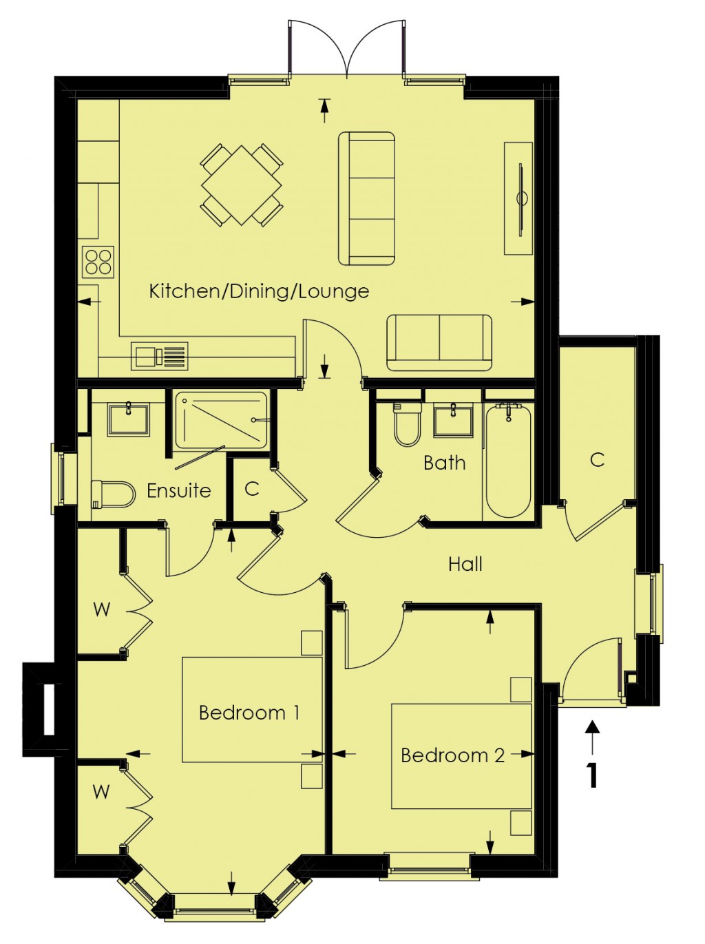Floorplans For High Street, Iver
