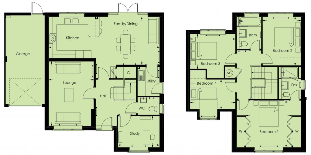 Floorplans For Salisbury Road, 47 Salisbury Road, Baldock