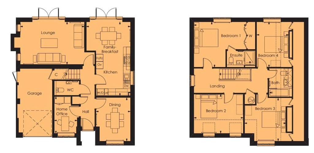 Floorplans For Potters Bar, Hertfordshire