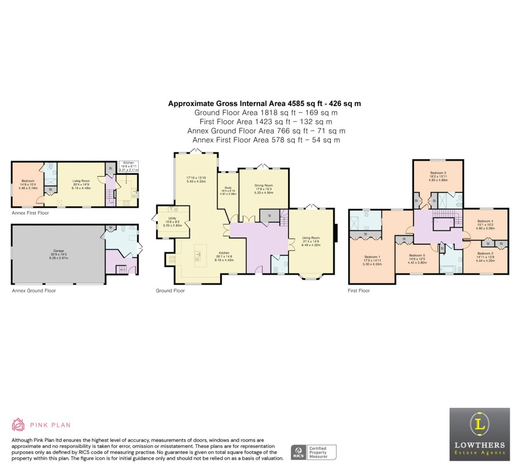 Floorplans For Thaxted, Essex