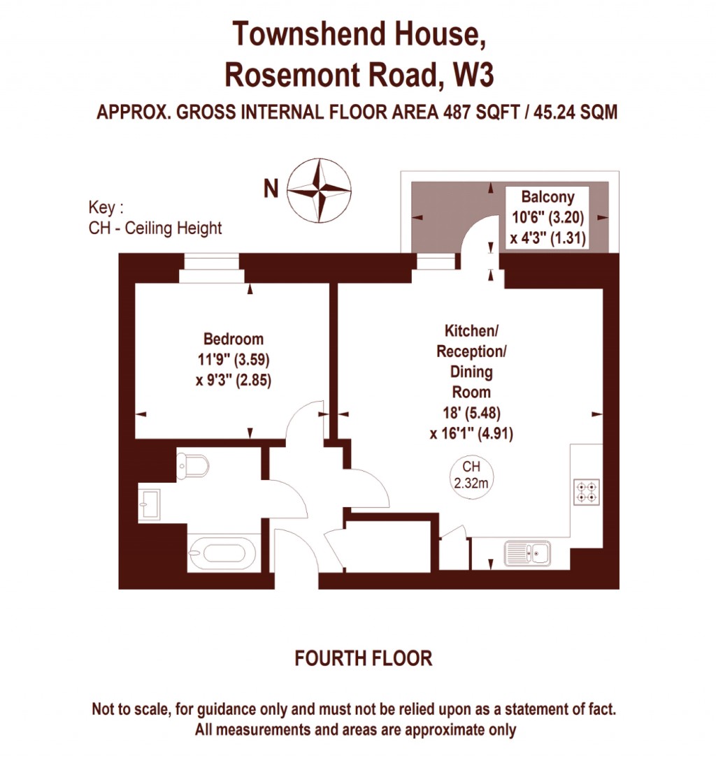 Floorplans For Roesmont Road, Acton