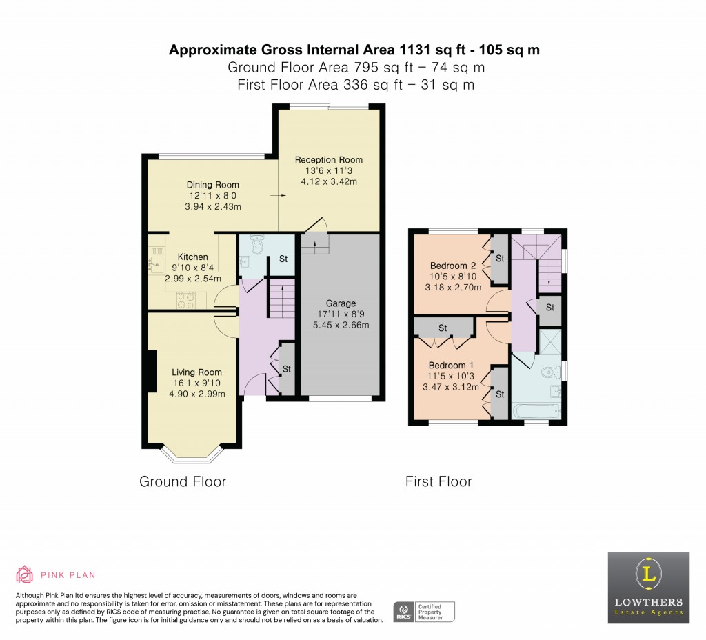 Floorplans For Potters Bar, Herts