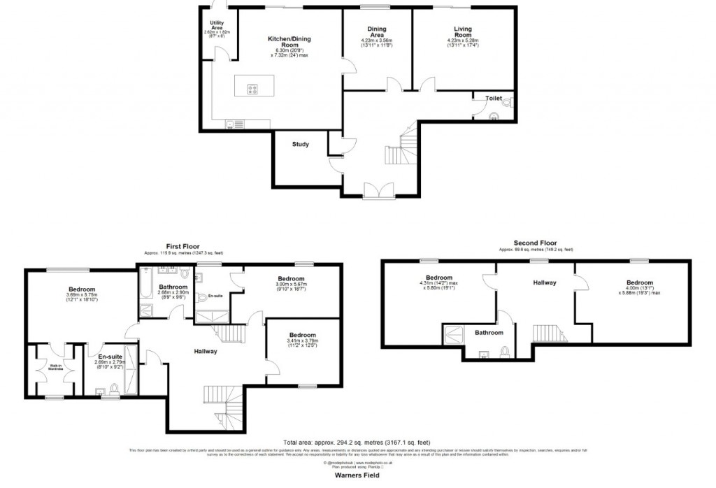 Floorplans For Thaxted, Essex