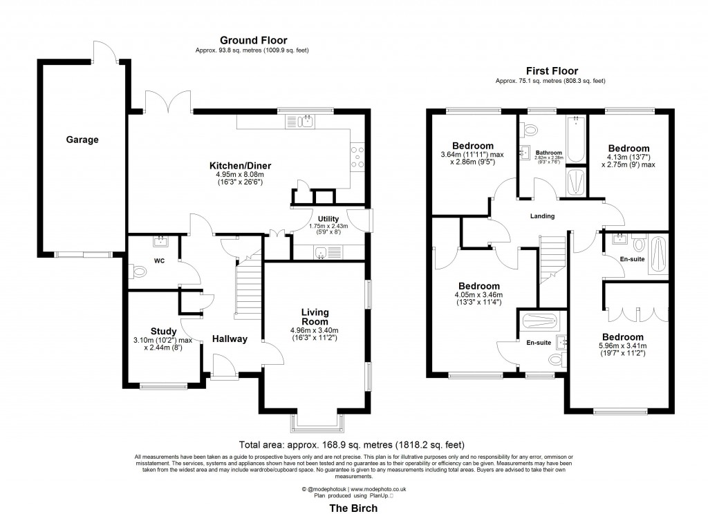 Floorplans For Preston, Herts