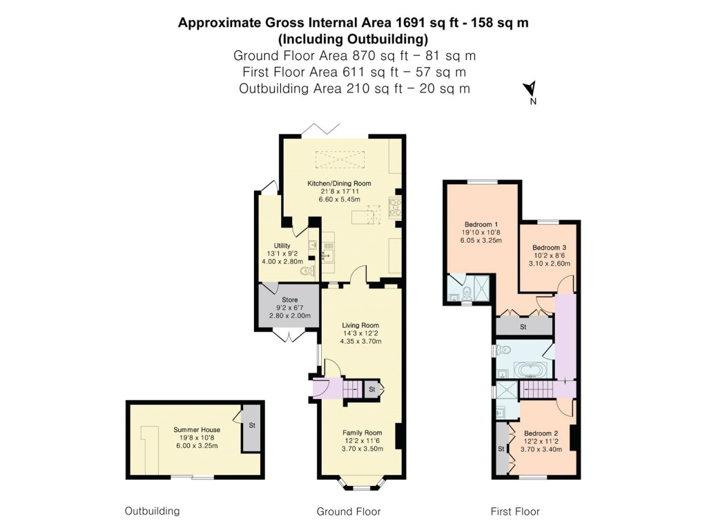 Floorplans For Hazlemere, Buckinghamshire