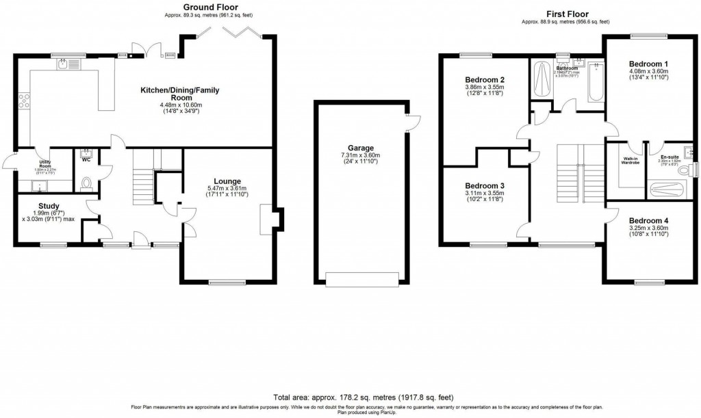 Floorplans For Clophill Road, Maulden, Bedfordshire
