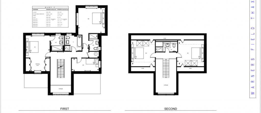 Floorplans For Thaxted