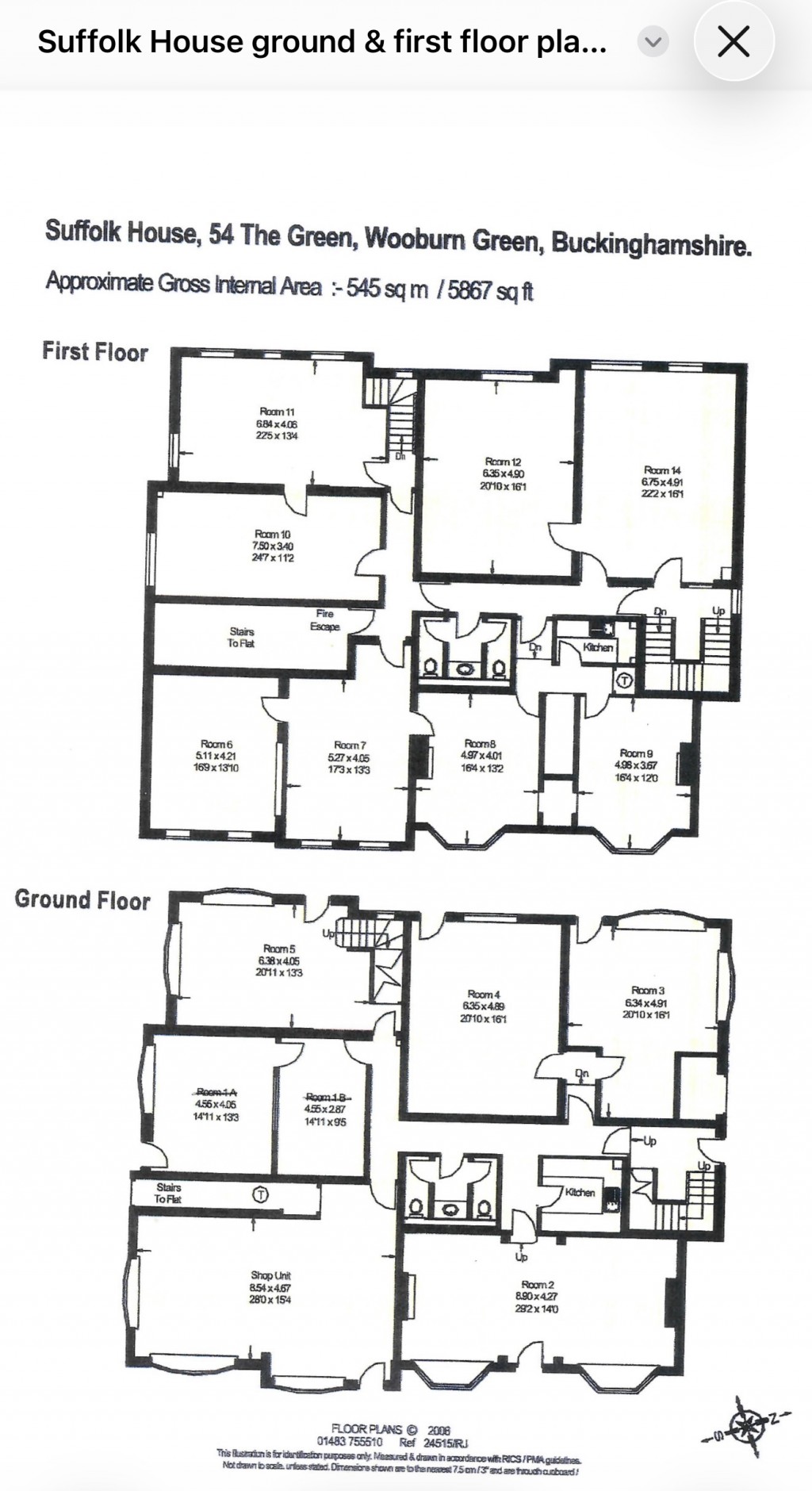 Floorplans For The Green, Wooburn Green